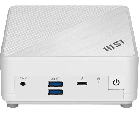 Неттоп MSI Cubi 5 1 M-463 BRU (936-B0 A822-463) Core 5 120 U (1.4) Graphics CR без ОС 2x Gbit Eth Wi Fi BT белый