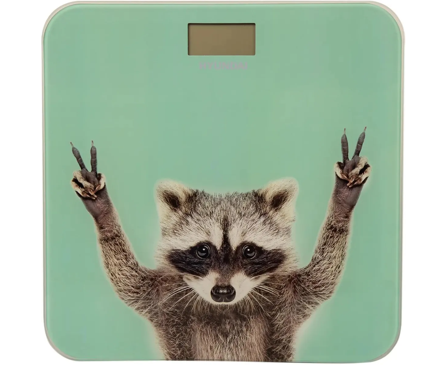 Весы напольные Hyundai H-BS03589 мятный