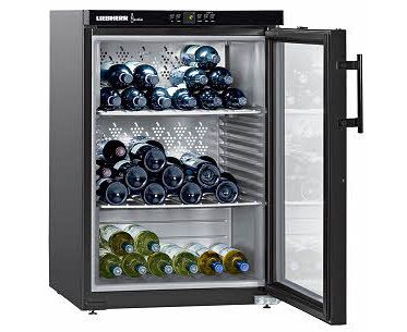 Винный шкаф Liebherr W Kb 1812 Vinothek черный (однокамерный)