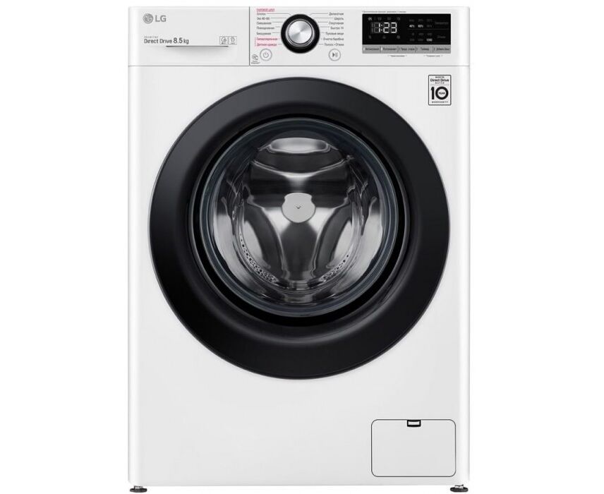 Стиральная машина LG F2 V3 PS6 W класс: A загр.фронтальная макс.:8кг белый инвертер