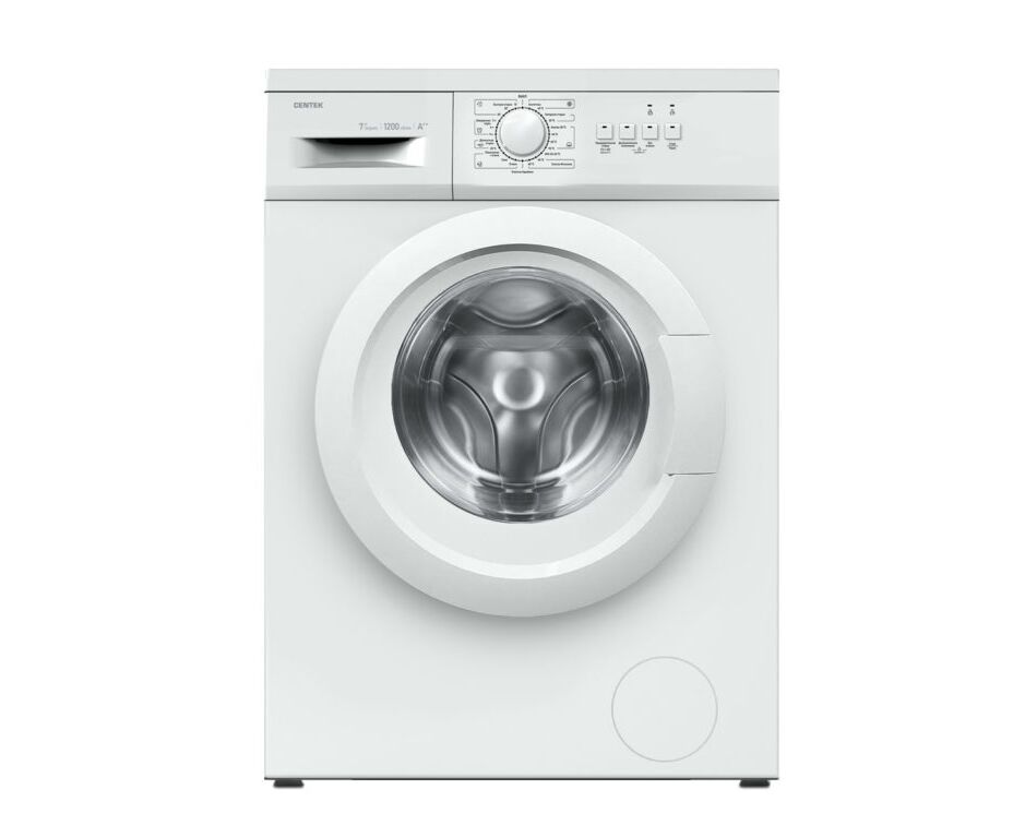 Стиральная машина Centek CT-1903 (белый) 1200 / 7кг / 40см / 23пр / Очистка барабана / A++