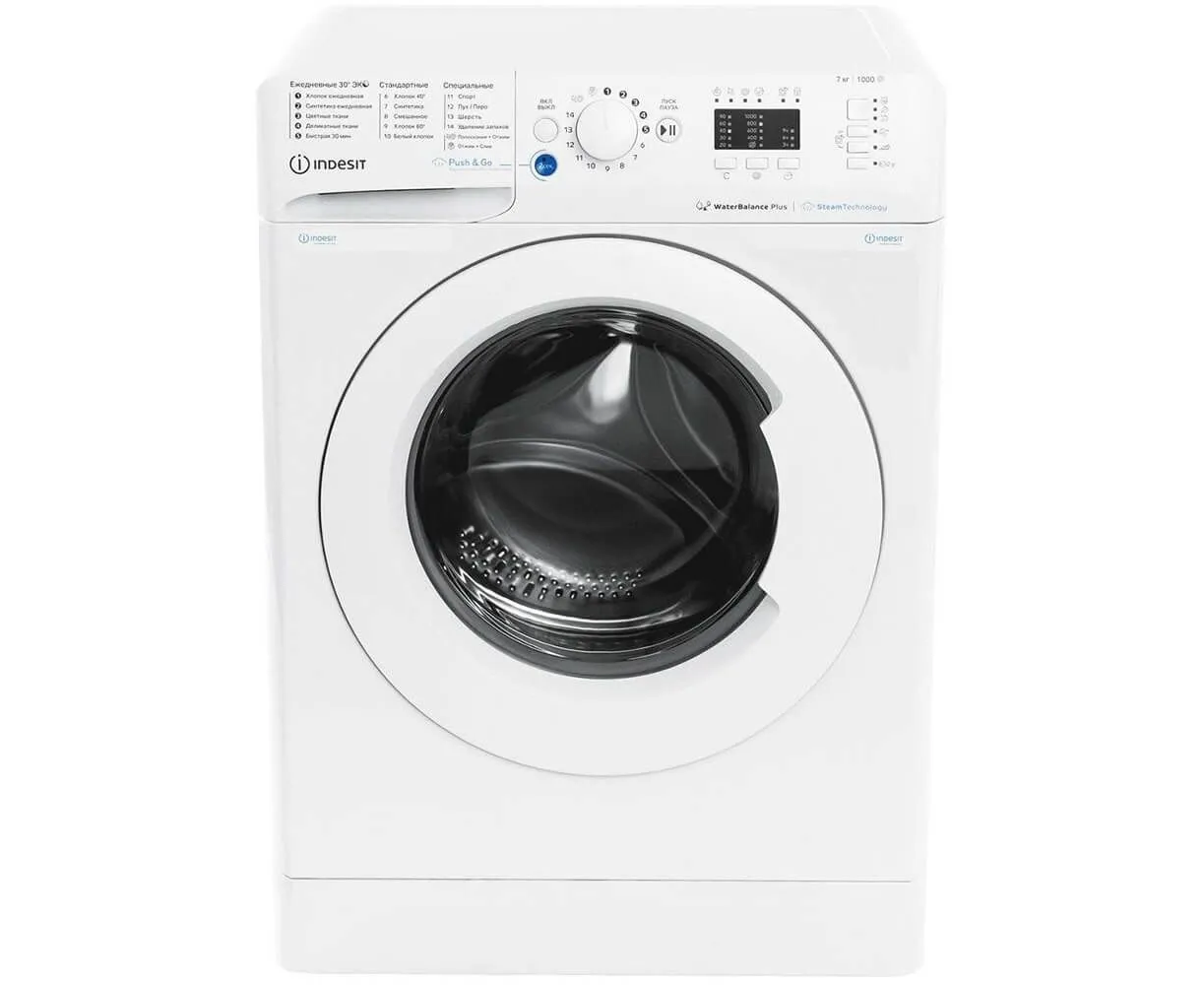 Стиральная машина INDESIT BWSA 7109 WWV Белый/белый