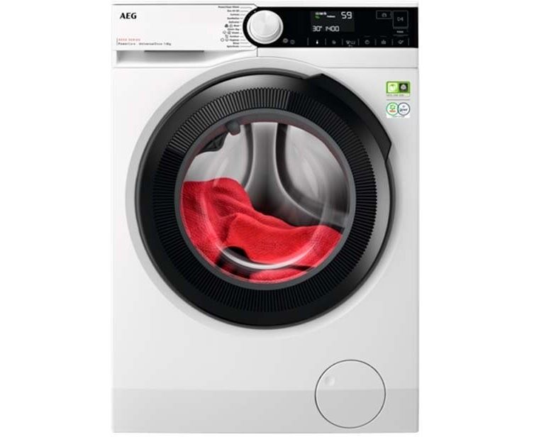 Стиральная машина AEGLFR83844 VE панель управления на английском языке