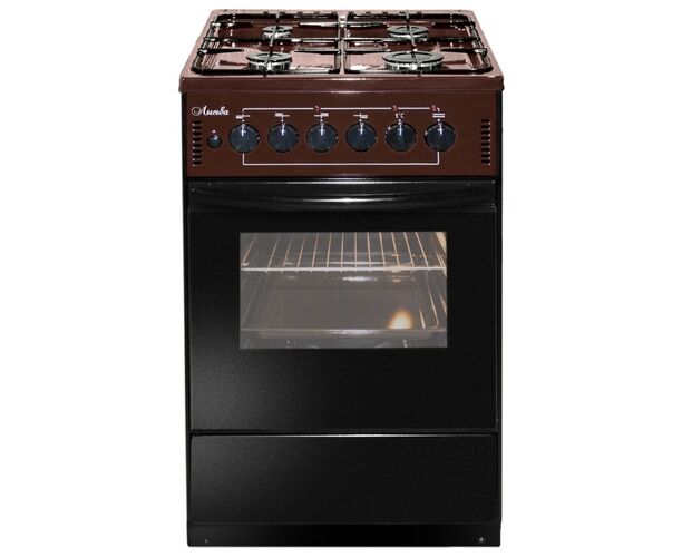 Плита Лысьва ЭГ 401 МС-2у коричневый (без крышки) реш.чугун