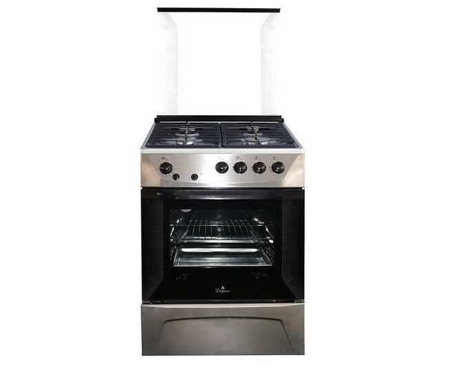 Газовая плита Darina 1 D1 GM 241 014 Х нерж сталь, 85х 50х 60см, газ духовка 50л, электроподжиг кнопкой