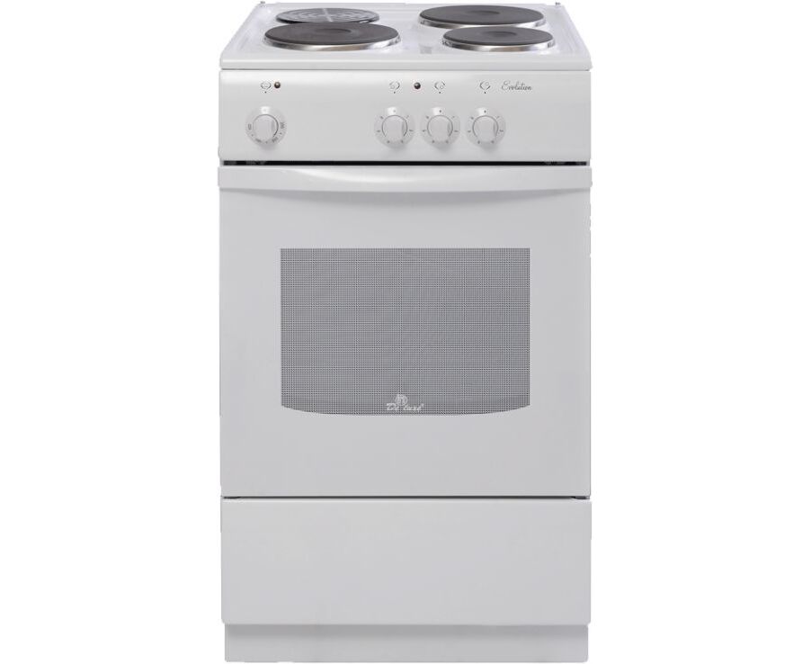 Плита Электрическая De Luxe 5003.17 Э белый эмаль (без крышки)