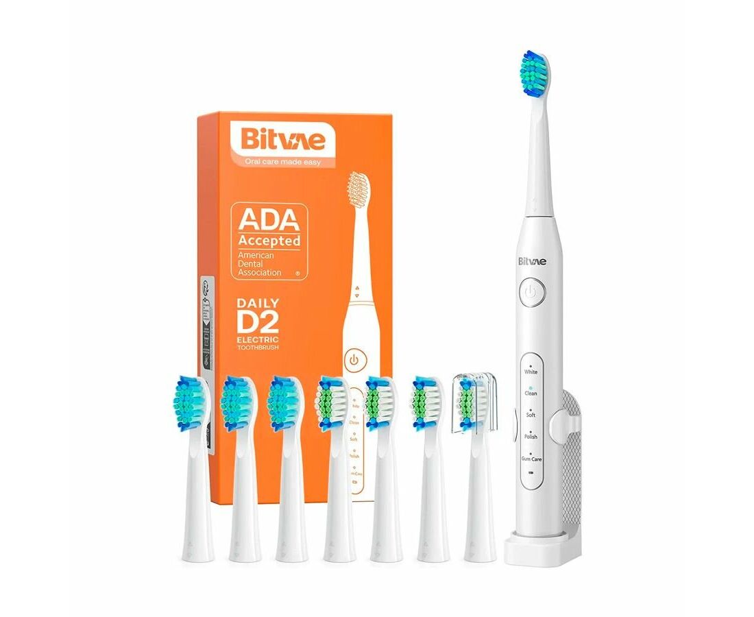 Электрическая зубная щетка Bitvae D2 Daily Toothbrush (D2 White) белая
