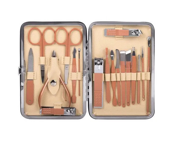 Набор для маникюра и педикюра WBZ 609488 Standard в футляре розовый