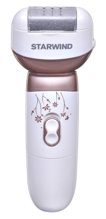 Пилка роликовая Starwind SFB2102 насадок:3шт белый/розовый