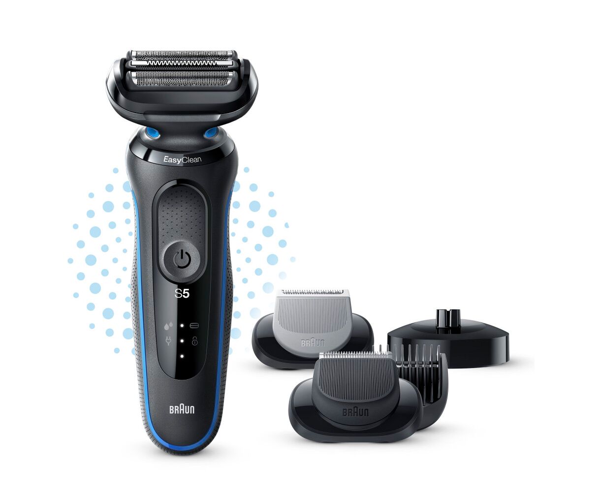 Бритва сетчатая Braun 51-B4650cs синий/черный