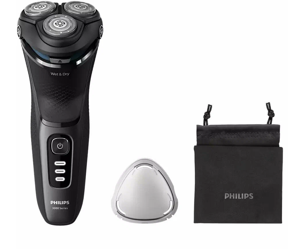 Бритва роторная Philips S3244/12 черный