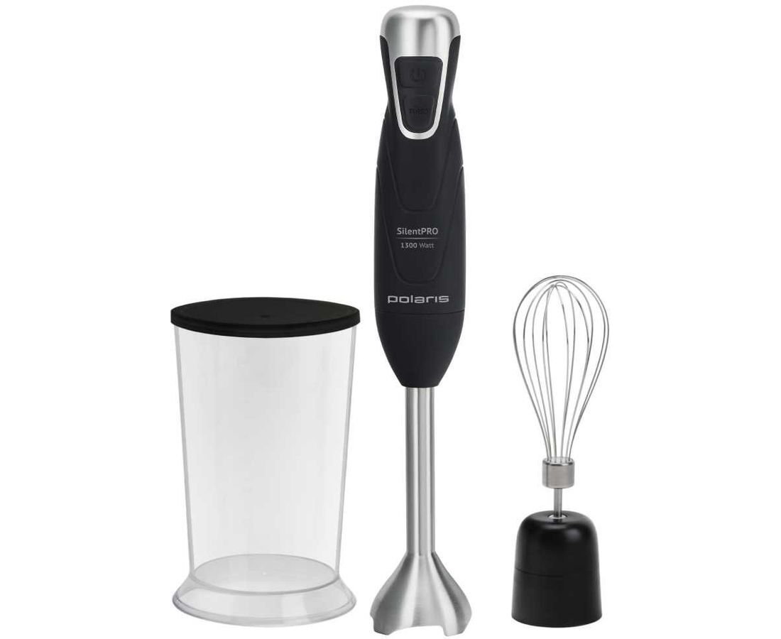 Блендер погружной Polaris PHB 1379 Silent черный/серебристый
