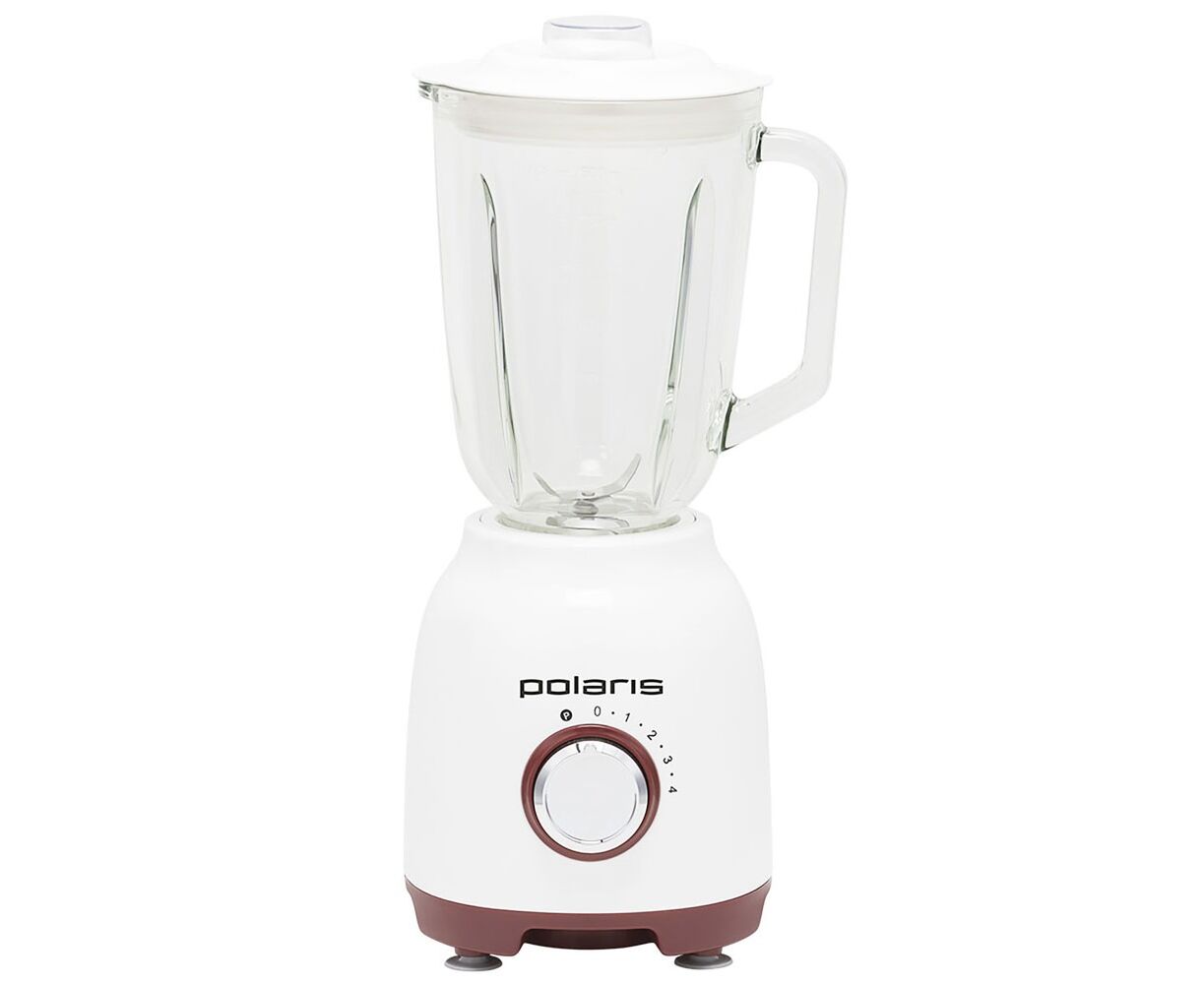 Блендер стационарный Polaris PTB 0821 G белый/красный