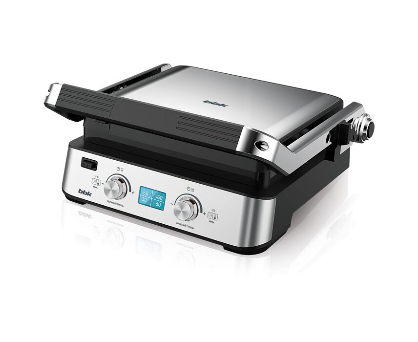 Гриль электрический BBK BEG2004 черный/металлик