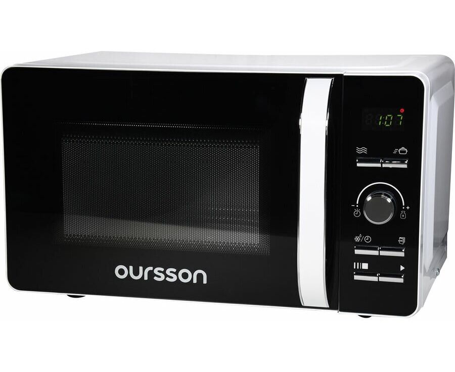 Микроволновая печь Oursson MD2033/WH, 700 Вт, 20л, белый /черный