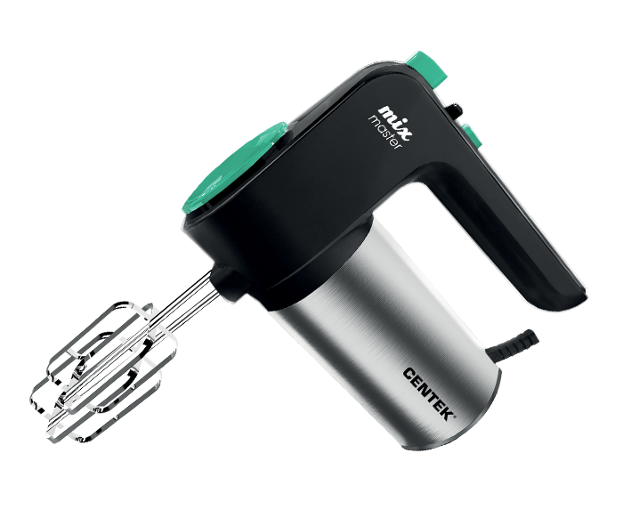 Миксер Centek CT-1123 (черн/сталь)