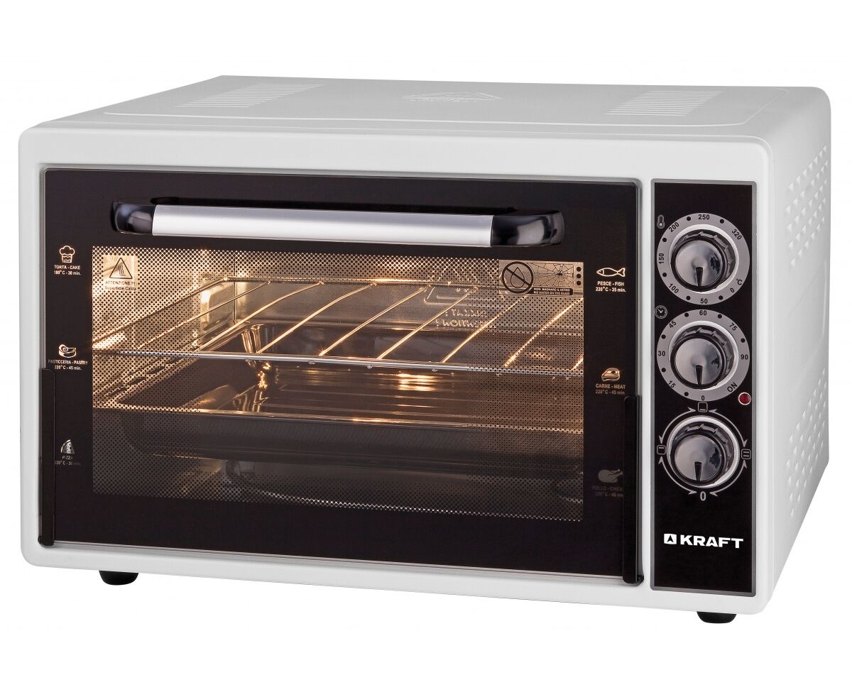 Мини печь Kraft KF-MO 3800 W белая