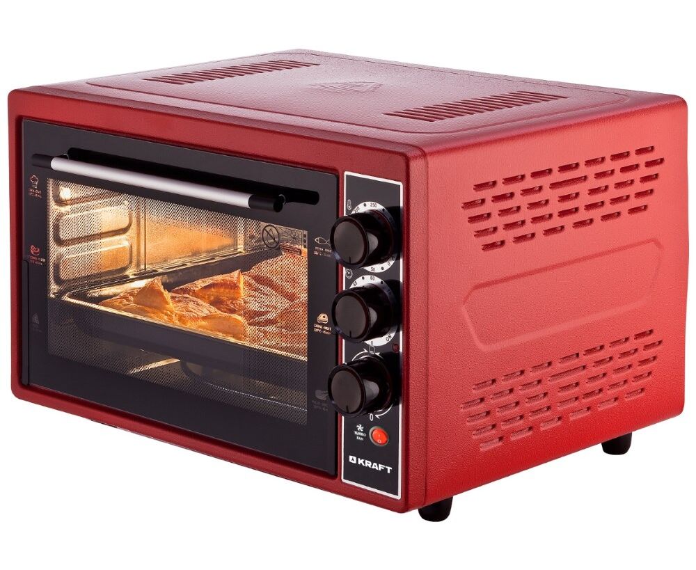 Мини-печь Kraft KF-MO3804 KR красный