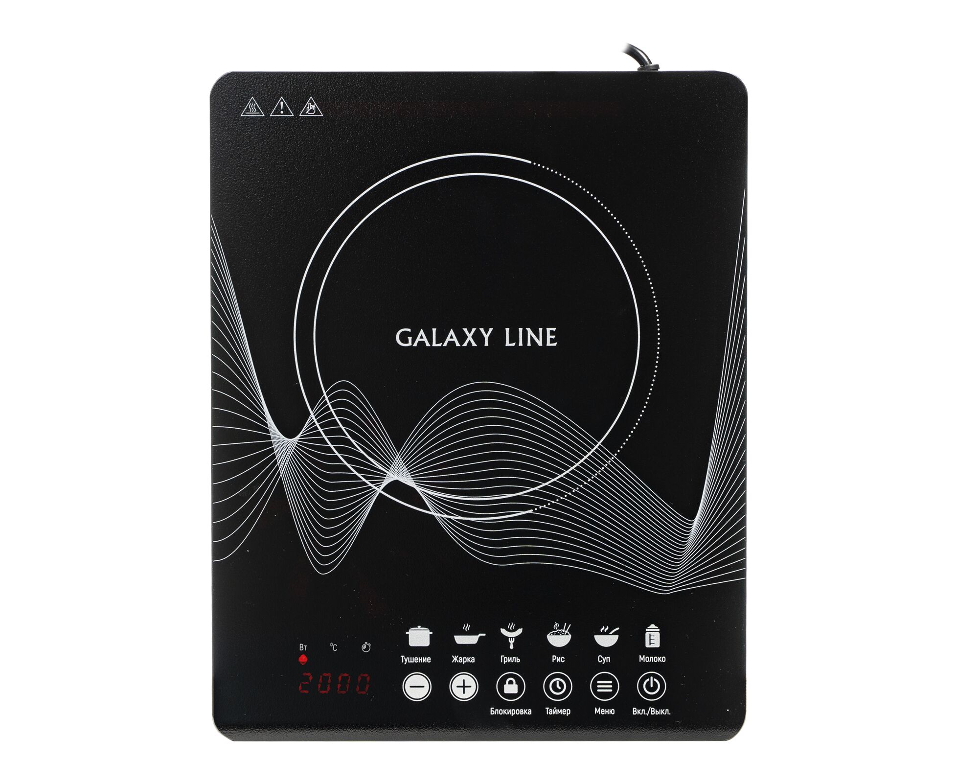 Электроплитка Galaxy GL3063, черная