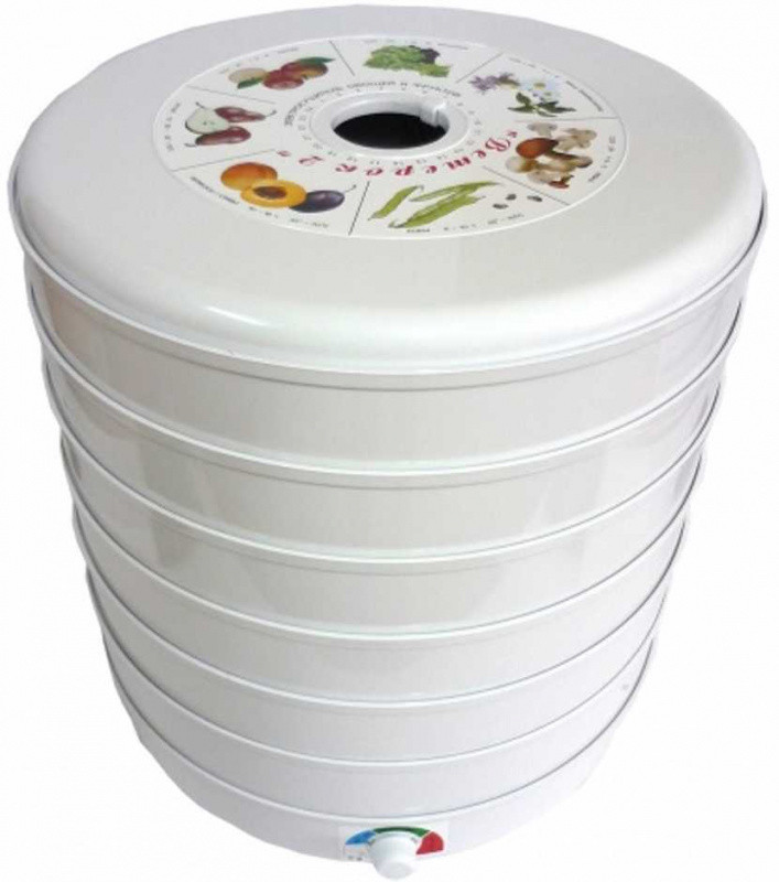 Сушка для фруктов и овощей Спектр-Прибор Ветерок-2 6под. 600 Вт белый