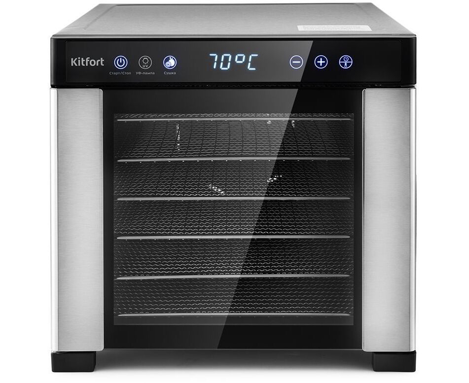 Сушка для фруктов и овощей Kitfort KT-1916 черный