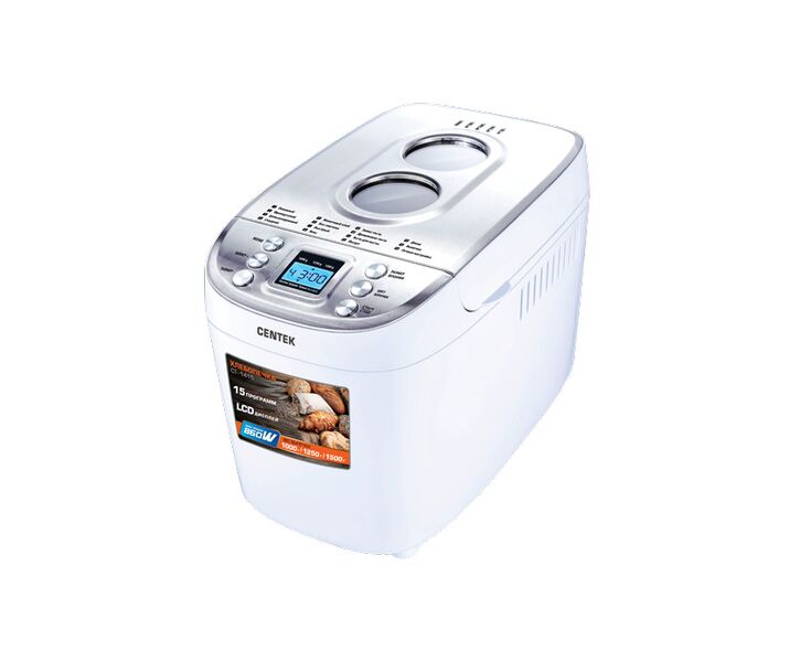 Хлебопечка Centek CT-1415 (бел/сталь)
