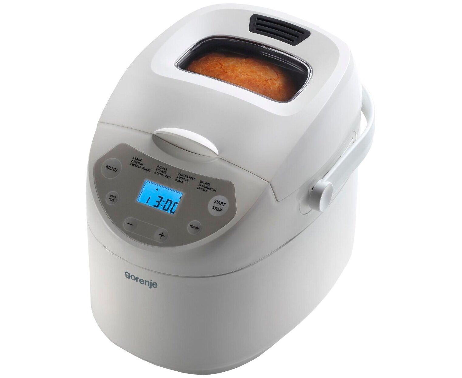 Хлебопечь Gorenje BM910 W белый, количество программ: 12