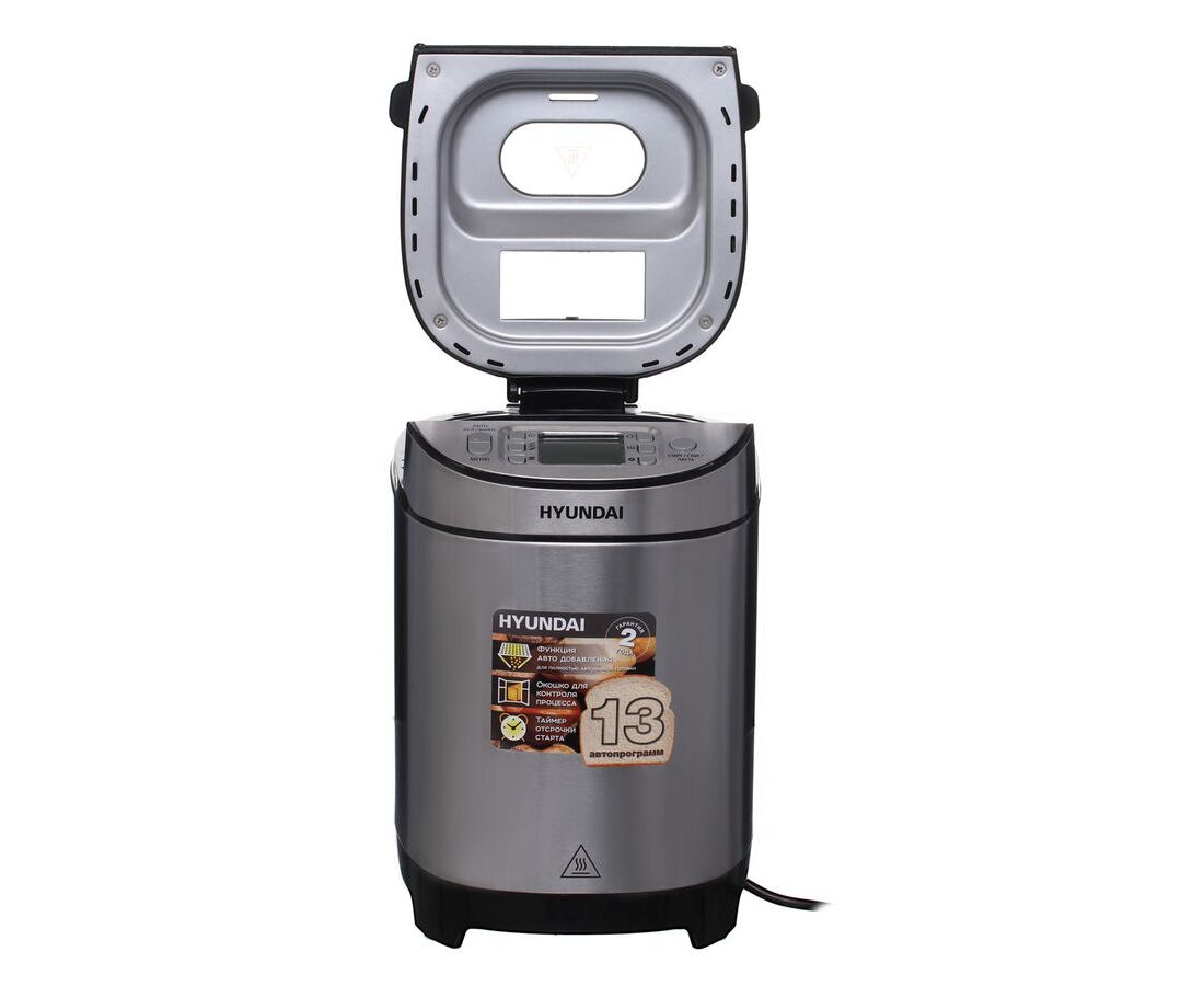 Хлебопечь Hyundai HYBM-M0313 G серебристый/черный