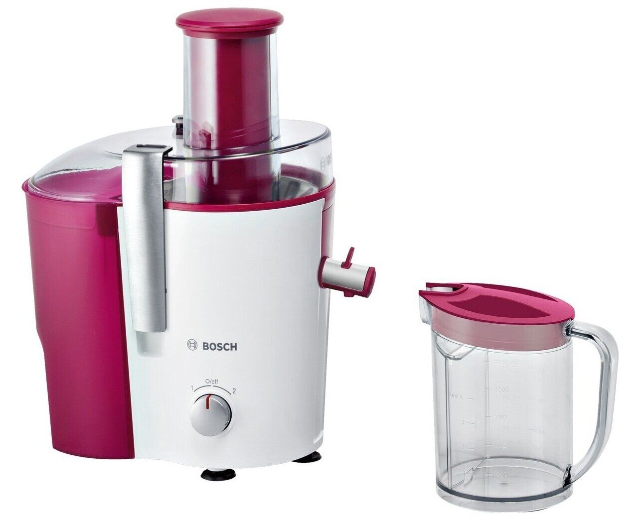 Соковыжималка центробежная Bosch MES25 C0 белый/бордовый