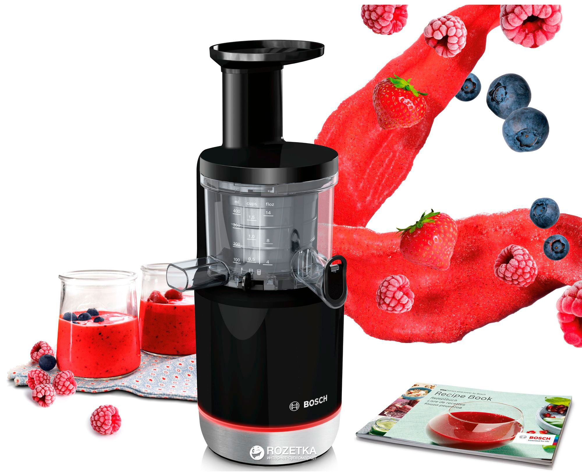 Соковыжималка Bosch MESM731 M черный