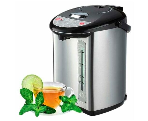 Термопот Centek СТ- 1082 (сталь) 4.0л 850 Вт. З способа подачи. повторное кипячение. двойная защита