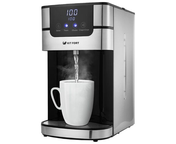 Термопот Kitfort КТ-2501 черный/серебристый