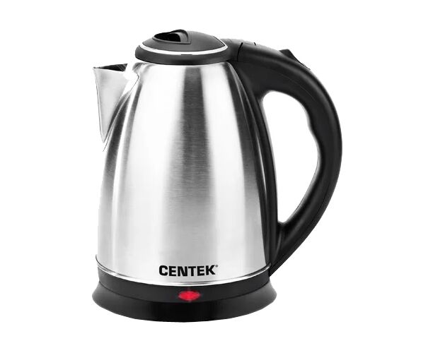 Чайник Centek СТ-0035 (матовый) металл 1,5л. 2000 Вт. хромированная вставка на крышке