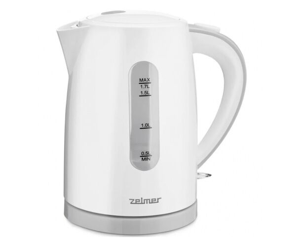 Чайник ZELMER ZCK7616 S SYMBIO белый 1.7л, 2200 Вт, индикация включения
