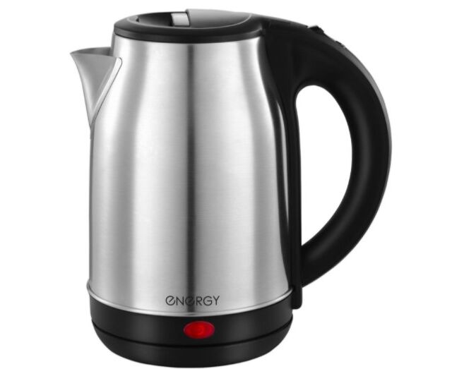 Чайник ENERGY E-201 стальной, черный