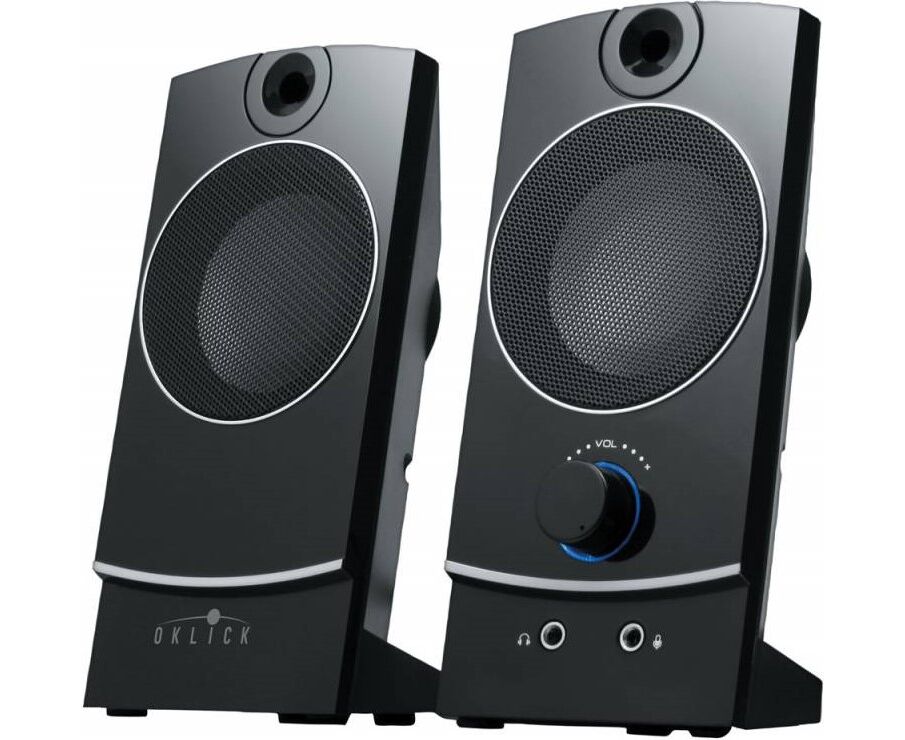 Колонки Oklick OK-118 2.0 черный 4 Вт