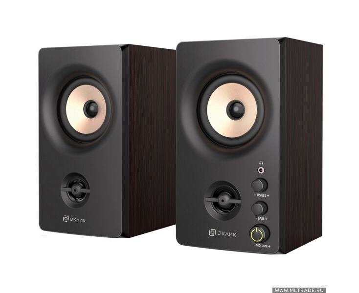 Колонки Oklick OK-164 2.0 черный 30 Вт
