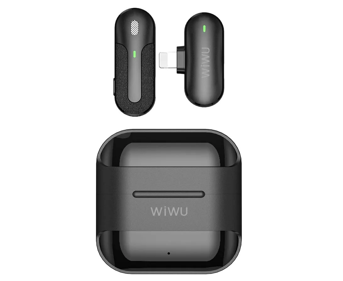 Беспроводной микрофон Wi WU Wi-WM001 Lightning, петличный, шумоподавление (Black)
