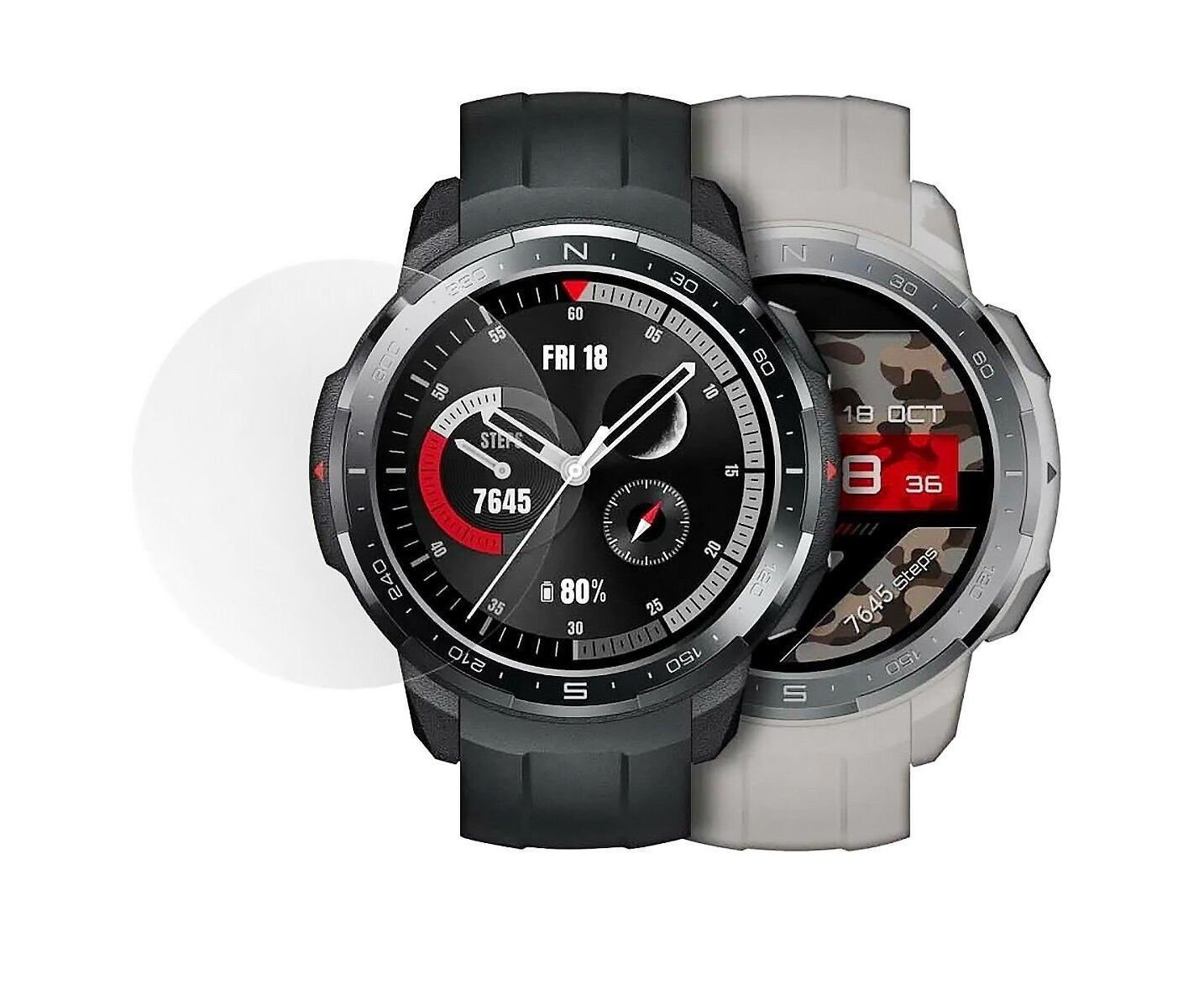 Защитная пленка TPU - Polymer nano для "Honor Watch GS Pro 48 mm" (прозрачный) (205897)