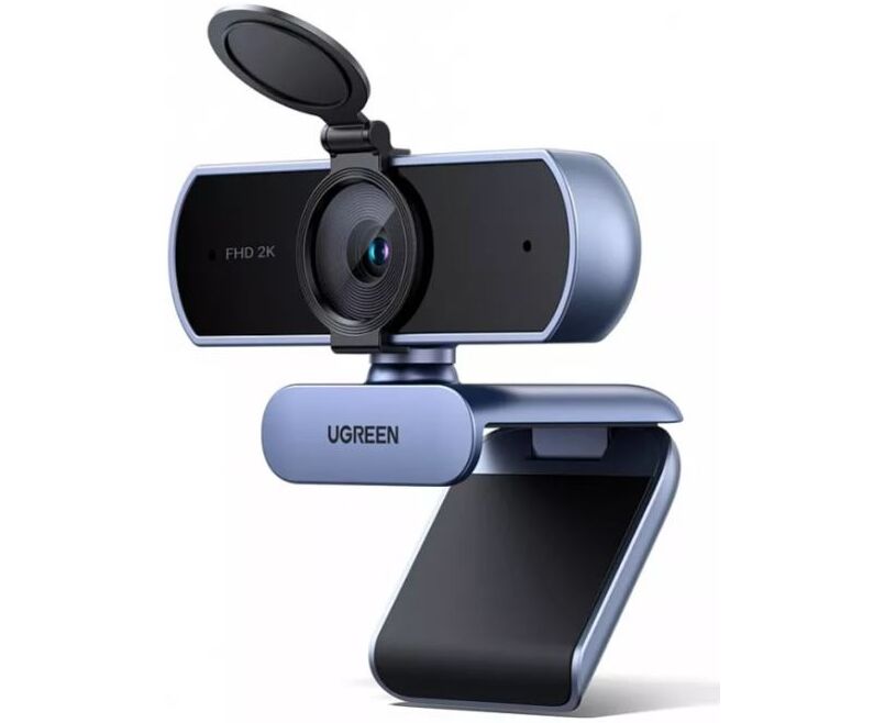 Web камера UGREEN CM717 (25442) 2 K Full HD 1080 P Webcam Gray