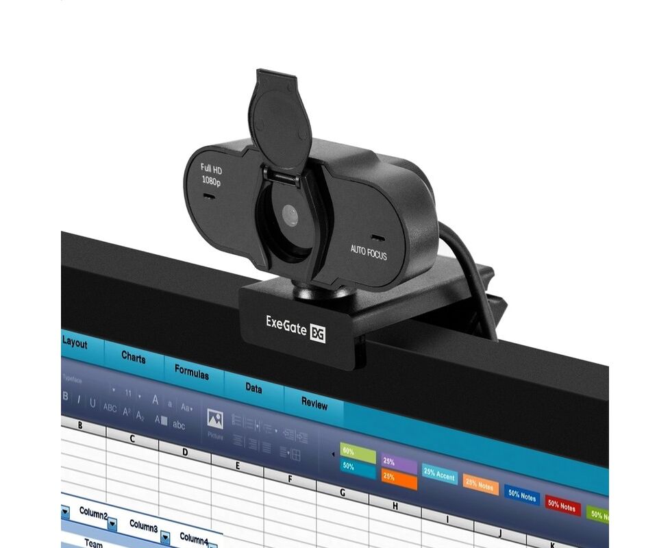 Web камерма Exe Gate Black View C931 (EX297681 RUS) Full HD AF