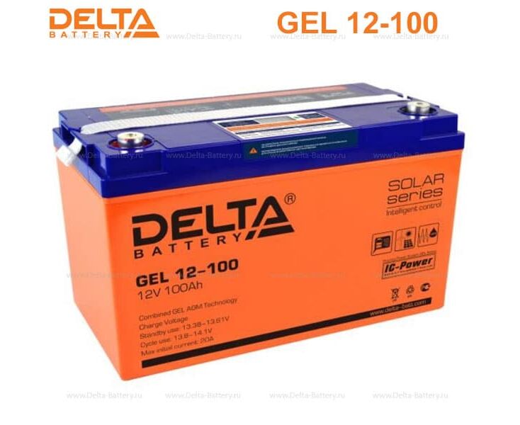 Батарея для ИБП Delta GEL 12-100 12 В 100 Ач