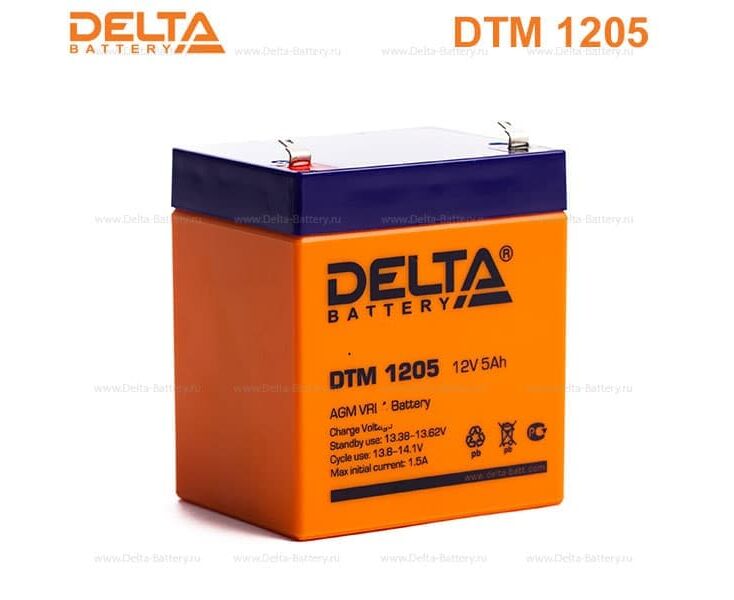Батарея для ИБП Delta DTM 1205 12 В 5 Ач