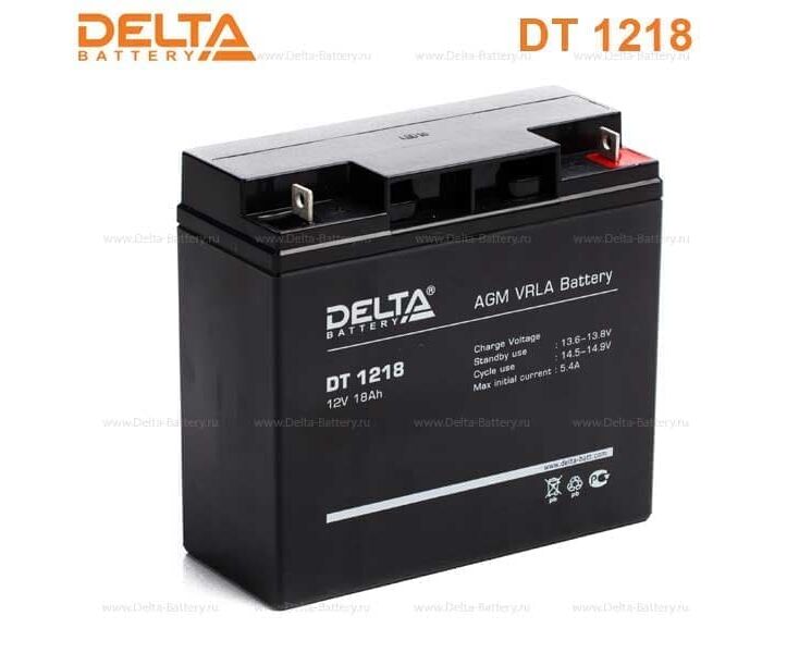 Батарея для ИБП Delta DT 1218 12 В 18 Ач