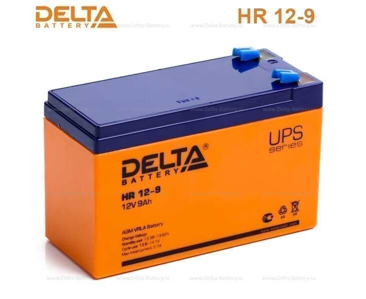 Батарея для ИБП Delta HR 12-9 12 В 9 Ач