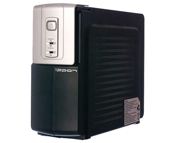 ИБП Ippon Back Office 600 IEC, резервный, 600 ВА / 300 Вт, количество выходных разъемов: 4 (4 с питанием от батареи), защита телефонной линии