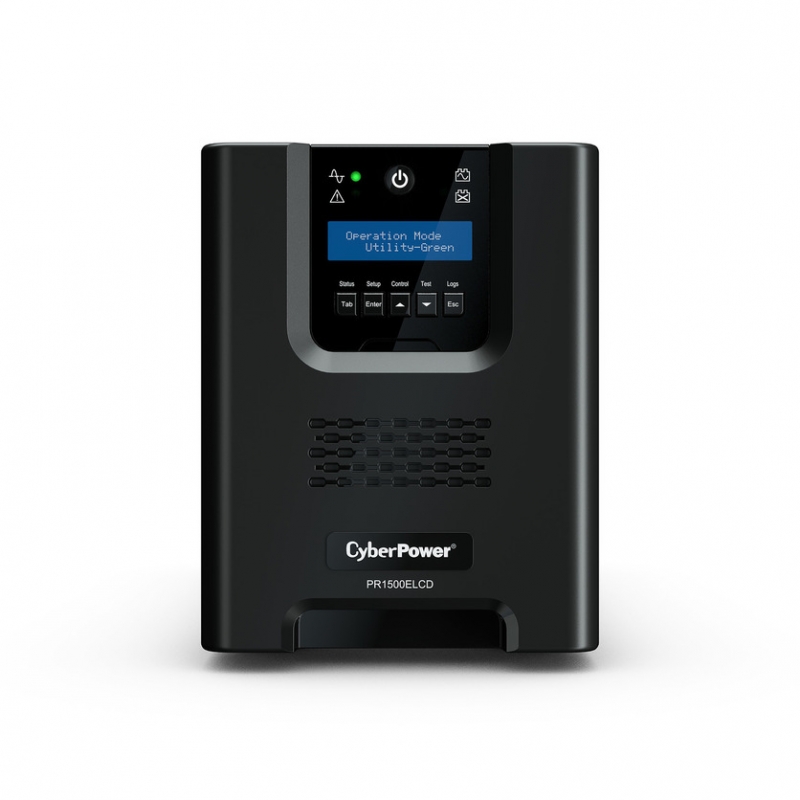 ИБП Cyber Power Line-Interactive PR1500 ELCD 1500 VA/1350 W USB/RS-232/EPO/SNM Pslot (8 IEC С13)