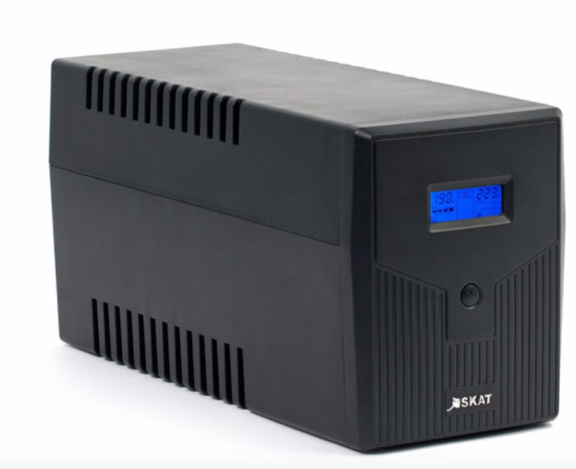 ИБП Бастион SKAT-UPS 2000/1200 black (линейно-интерактивный, 2000 VA, 1200 W, 2x EURO, 2x C13, RJ-11, USB) (SKAT-UPS 2000/1200) (461)