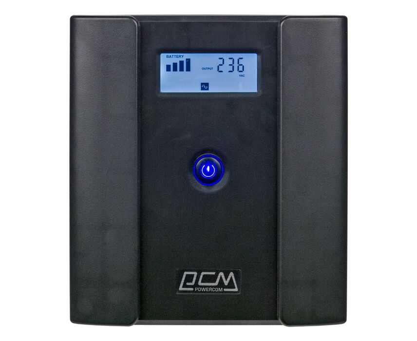 ИБП Powercom Raptor RPT-2000 AP LCD 1200 Вт 2000 ВА черный