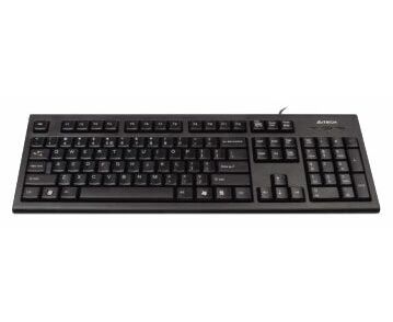Клавиатура A4 Tech KR-85 Black, USB, X-slim